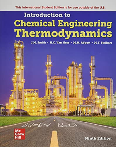 Introduction To Chemical Engineering Thermodynamics - Vv Aa 