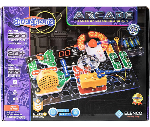 Snap Circuits Arcade, Kit De Exploração Eletrônica, Stem...