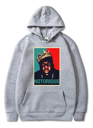 Sudadera Negra Con Capucha R.i.p Notorious Big Print For Ho