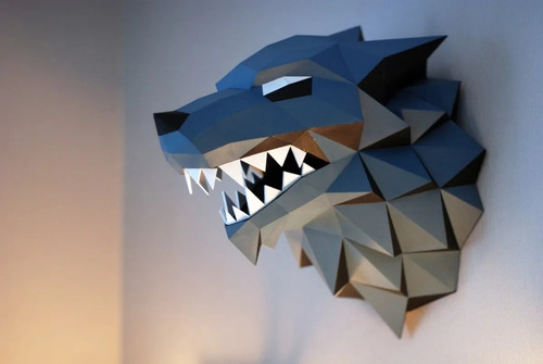 Lobo Stark - Got Wolf - Paper Craft Papercraft Papel Pdf