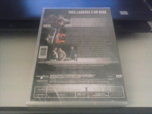 Dvd Três Ladrões E Um Bebê Jackie Chan Lacrado