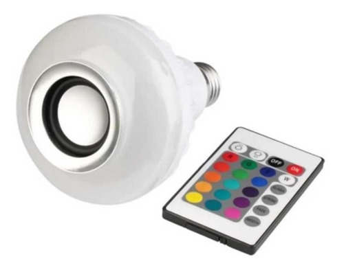 Ampolleta Led Bluetooh Parlante La. Parlante Luz Led Colores