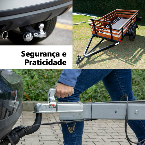 Reboque Vw Gol G2 1995 A 2005 Tração 700kg Engate Completo