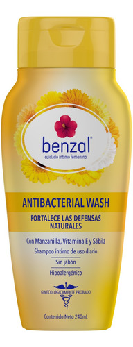Kit Jabón Íntimo Benzal Wash Odor-b + Ph + Manzanila