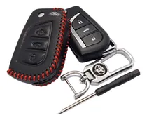 Comprar Funda Piel Llave Toyota Hilux Yaris Corolla Camry 3boton Rav