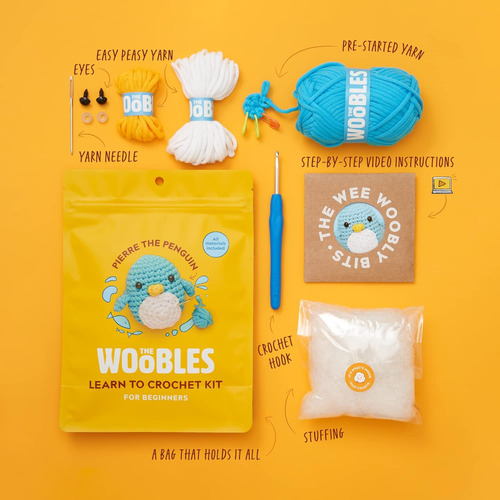 Kit De Crochet Para Principiantes Con Hilo Fácil Y Tutoriale
