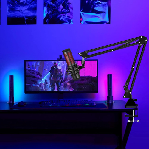 Brazo De Micrófono Hyperx Quadcast S Mic, Soporte De M...