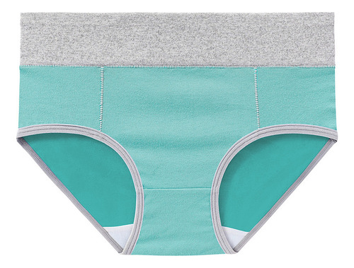 Calzoncillo Mujer Cintura Alta Braga Cómoda Algodón 5 Piezas
