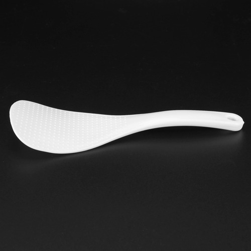 Para 2 Cucharas De Arroz Planas De Plástico Blanco