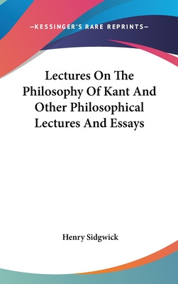 Libro Lectures On The Philosophy Of Kant And Other Philos...