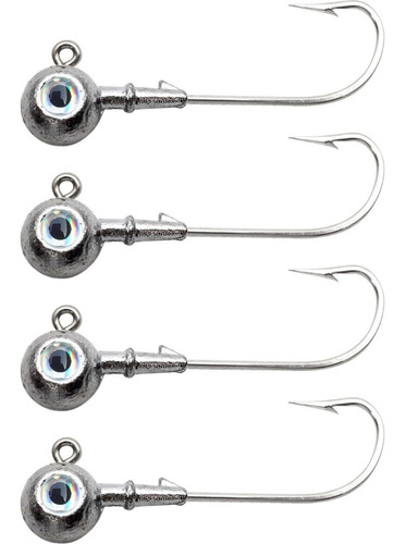 Señuelo Jig Cabeza Plomada Pesca 8.8 Gramos X 4 Unidades