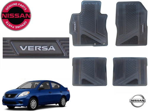 Set Tapetes 4 Piezas Nissan Versa 2012 A 2014 Original