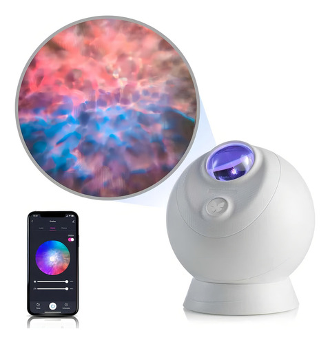 Proyector Led Blisslights, Estilo Nebulosa, Sin Estrellas