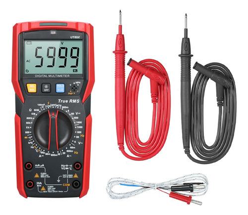 Medidor De Voltaje Digital Lcd Mini Counts Portátil Ut89x Un