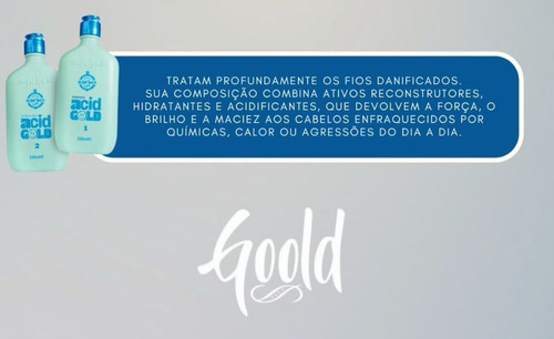 Shampoo E O Condicionador Acidgold