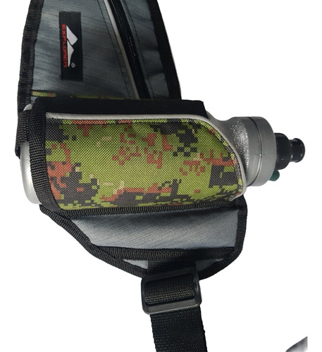 Riñonera Lumbar Con Portabotella Termico Mas Botella De 600