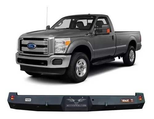 Parachoque Trasero Ultima Viper Ford F250 Super Duty C/leds