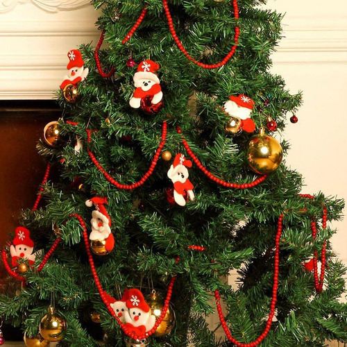 3 Guirnalda De Cuentas De Navidad Para Árbol De Navidad,