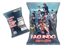 Comprar 20 Bolsitas Golosineras Chips Bags Free Fire Cumple Fiesta