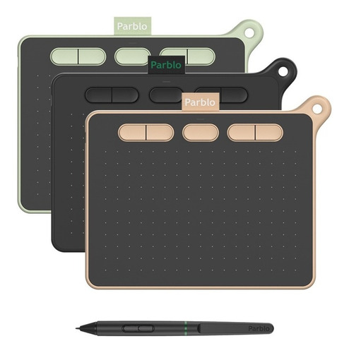 Imagen 2 de 2 de Tableta Digitalizadora Parblo Ninos S Dibujo 6x4 Pulgadas