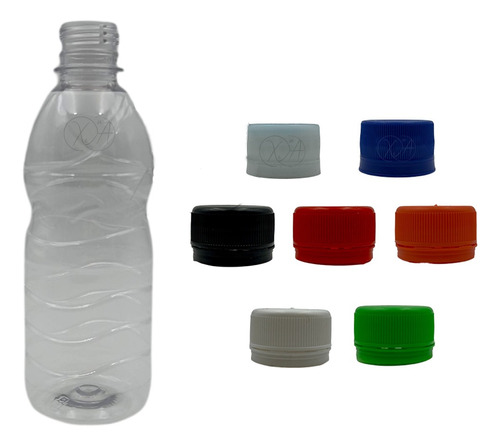 Botella Pet Para Aguas Jugos 250 Ml Tapa Seguridad X 40