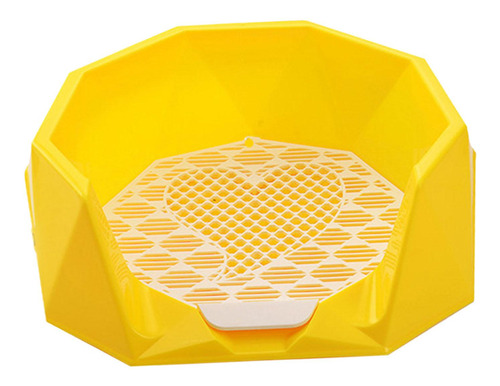 Almohadilla Para Ir Al Baño Para Perros, Soporte Amarillo