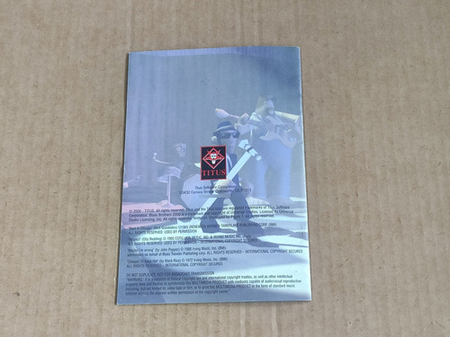 Manual Original -- Blues Brothers 2000 -- Nintendo 64 / N64 (Usado)
