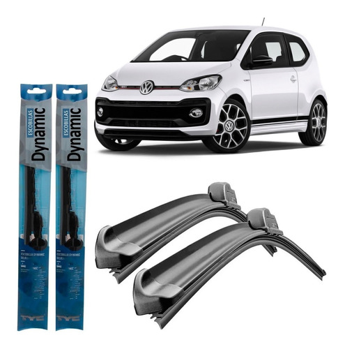 Juego Kit Escobillas Volkswagen Up 2017 2018 2019 2020