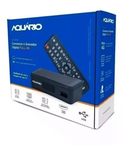 Conversor Digital Aquário Dtv-4000s