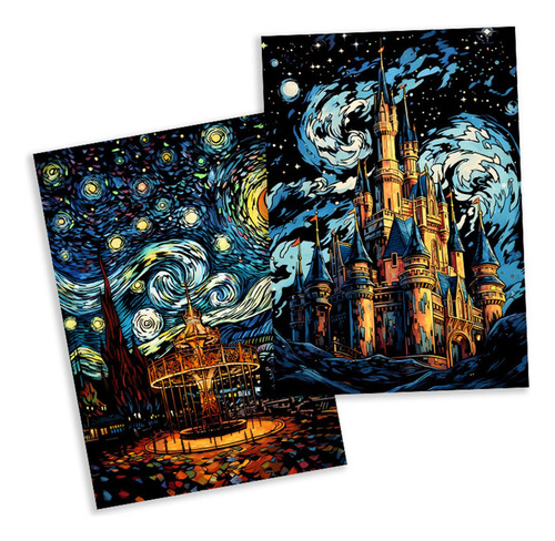Conjunto De Arte Em Papel Para Arranhões, Kit De Castelo
