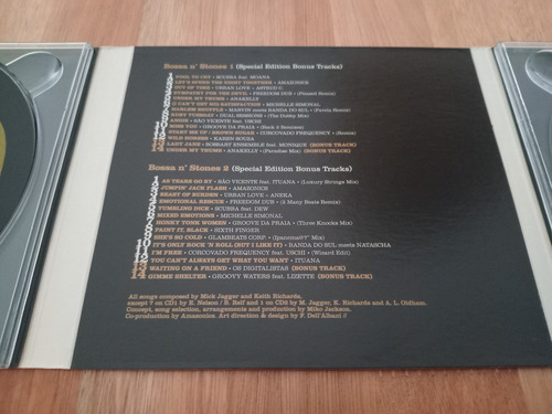 Bossa N' Stones 50th Anniversary Edition Cd Doble Estándar (Usado)