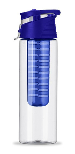 Imagem 1 de 5 de Squeeze Plástico C/ Infusor  Água Saborizada Academia Caminh