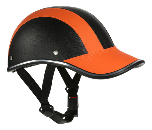 Casco De Moto Tipo Gorra De Béisbol De Media Cara Con Sol