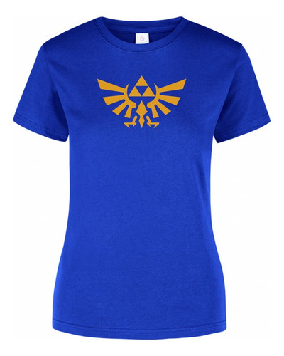 Playera The Legend Of Zelda Trifuerza Para Dama