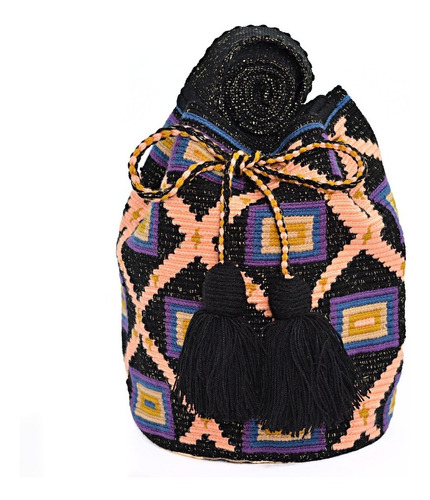 Mochila Wayuu Brillantes Exclusiva 100% Original + Regalo