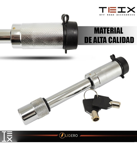 Imagen 7 de 8 de Candado Perno Para Tiron Remolque Universal Teix