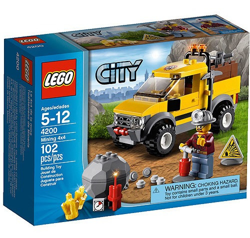 Jugar Set Lego City Minería 4200 De 4 X 4