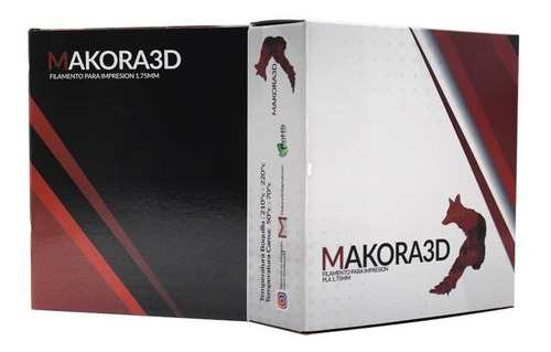 Imagen 5 de 8 de Filamento Pla+ Makora3d - Rollo 1kg 1.75mm 3d Print Colores