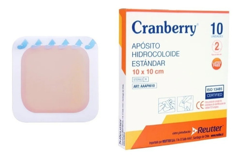 Caja 10 Unidades. Hidrocoloide Standar 10x10