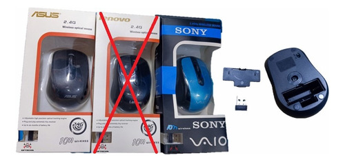 Mouse Inalambrico Sony Lenovo Asus 2,4ghz 1000dpi X 2bat Aaa