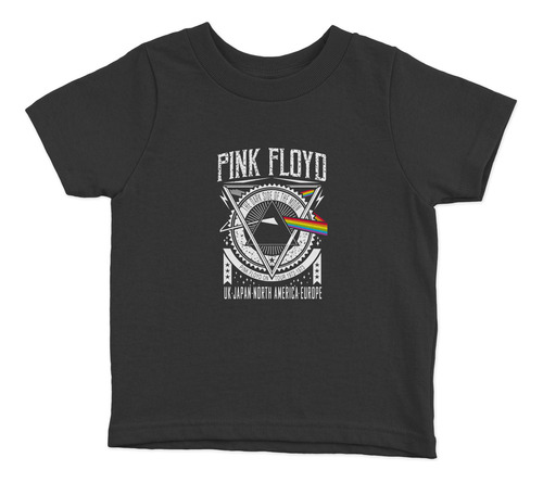 Polera Niños Pink Floyd Tour Musica 100% Algodón Wiwi