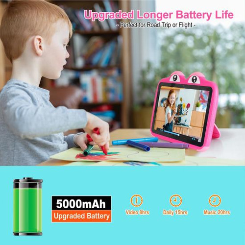 Tablet Infantil Tablet De 10,1 Polegadas Para Crianças, Tab