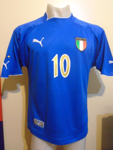 Camiseta Selección Italia Puma 2003 2004 Totti 10 # Roma M-l