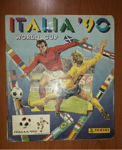 Álbum De Figuritas Italia 90 World Cup 371 Figuritas Pegadas