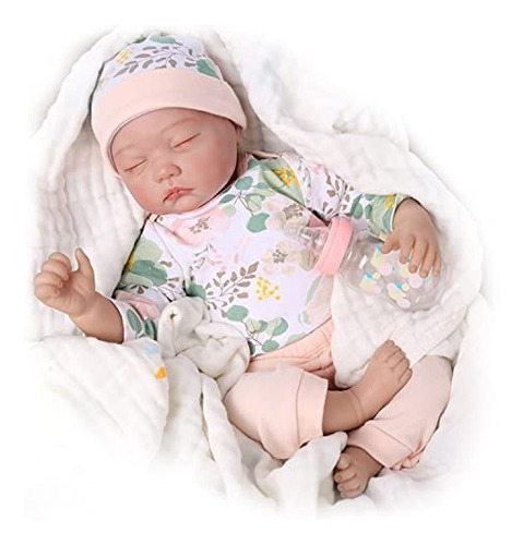 Bebé Real Reborn Suave Con Peso Y Articulado Recien Nacido