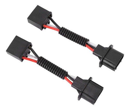 2pcs Para H13 Macho Para Adaptador Fêmea H4 75w Farol