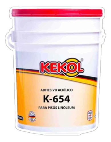 Adhesivo Acrilico Para Pisos Vinilicos K-654 Kekol 4kg