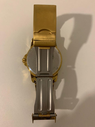 Relógio Seculus Feminino Long Life Analógico Dourado