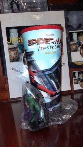 Vaso Spiderman Figura Misterio. Cinemex