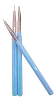 Comprar Set De Pinceles Liner X3, Para Uñas Decoracion Hermoso Toque